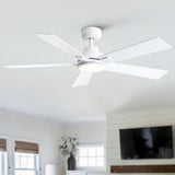 Reversible Motor Integrated LED Dimmable Ceiling Fan With Light