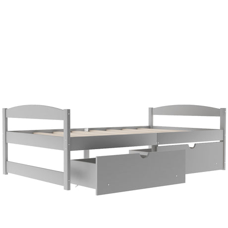 Platform Bed With 2 Drawers