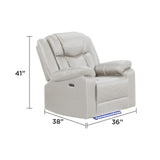 Challenger - LED Power Recliner Chair