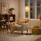 Brizo - Tall Corner Floor Lamp - Gold