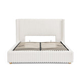 Functional Vertical Striped Bed With Gas Lift Storage