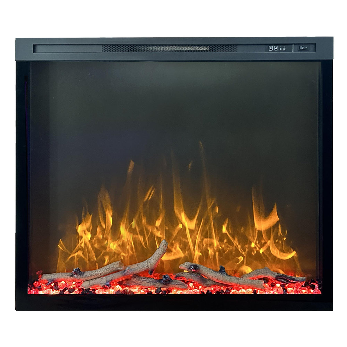 Built In Electric Fireplace With LED Flame Effects