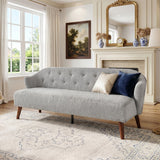 3 Seater Tufted Upholstered Couch Comfy Living Room Sofa