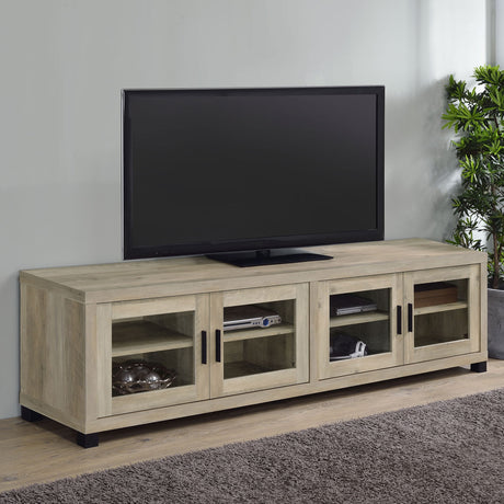 Heron - 4 Door TV Stand With Adjustable Shelving
