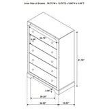 Harbington - 5 Drawer Chest - Chocolate