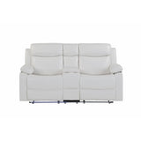 Blanche - Console Reclining Loveseat With LED Lights And Speakers