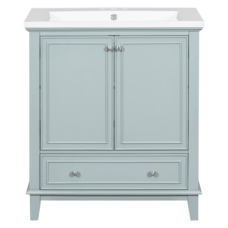 Modern Bathroom Vanity With Sink Combo, Multi Functional Cabinet With Doors And Drawer