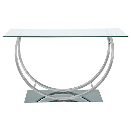 Garrett - Console Table - Chrome