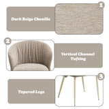 Ogin - Arm Chair (Set of 2) - Beige / Natural