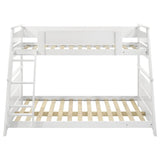 Holden Wood Veneer Twin Over Full Bunk Bed White - 460593WHT