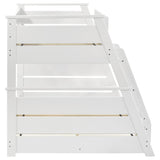 Holden Wood Veneer Twin Over Full Bunk Bed White - 460593WHT