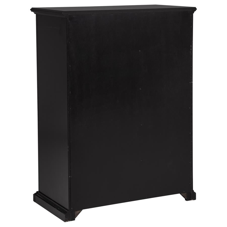 Sumerlin 6-drawer Bedroom Chest of Drawers Black - 460595BLK