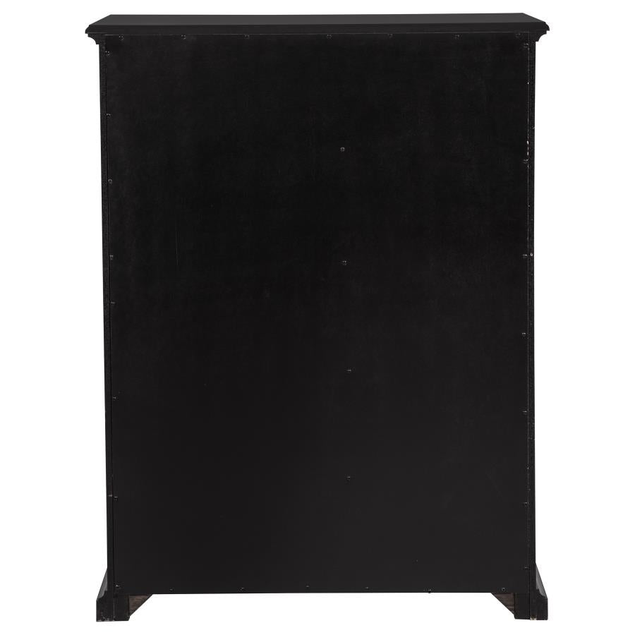 Sumerlin 6-drawer Bedroom Chest of Drawers Black - 460595BLK