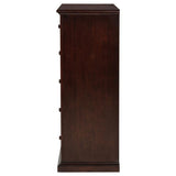 Sumerlin 6-drawer Bedroom Chest of Drawers Cappuccino - 460595CAP