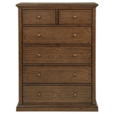 Sumerlin 6-drawer Bedroom Chest of Drawers Medium Brown - 460595WAL