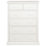 Sumerlin 6-drawer Bedroom Chest of Drawers White - 460595WHT