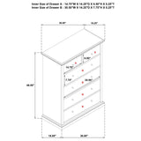 Sumerlin 6-drawer Bedroom Chest of Drawers White - 460595WHT