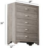 1 Piece Chest With Unique Legs - Natural
