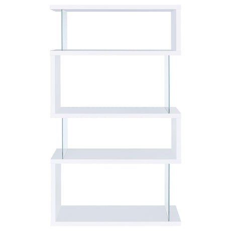Elias - 4 Shelf Bookshelf With Zigzag Design