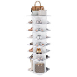 Spinning Shoe Rack, Free Standing 360° Revolving Shoe Organizer