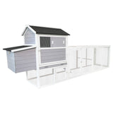 Large Outdoor Hen House With Run And Nesting Box Poultry Cage