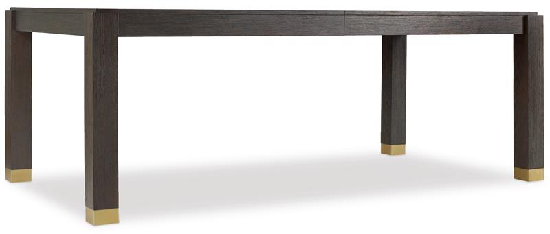 Curata Rectangle Dining Table with 2-20in Leaves - 1600-75200A-DKW