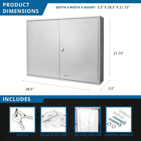 Adjustable Key Cabinet With Lock