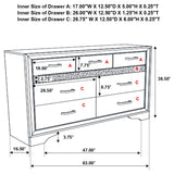 Annie - 9 Drawer Dresser