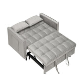 Sofa Bed With Pockets, 3 In 1 Convertible For Living Room