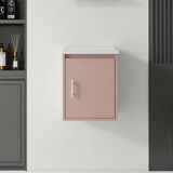 Floating Bathroom Vanity Combo, Wall Mounted Cabinet With Sink & Soft Close Doors For Small Bathrooms