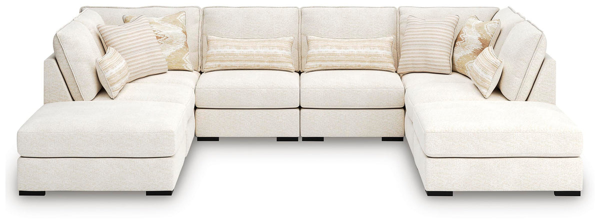 Donelson Creek 6-Piece Sectional and Ottoman - 48002U2