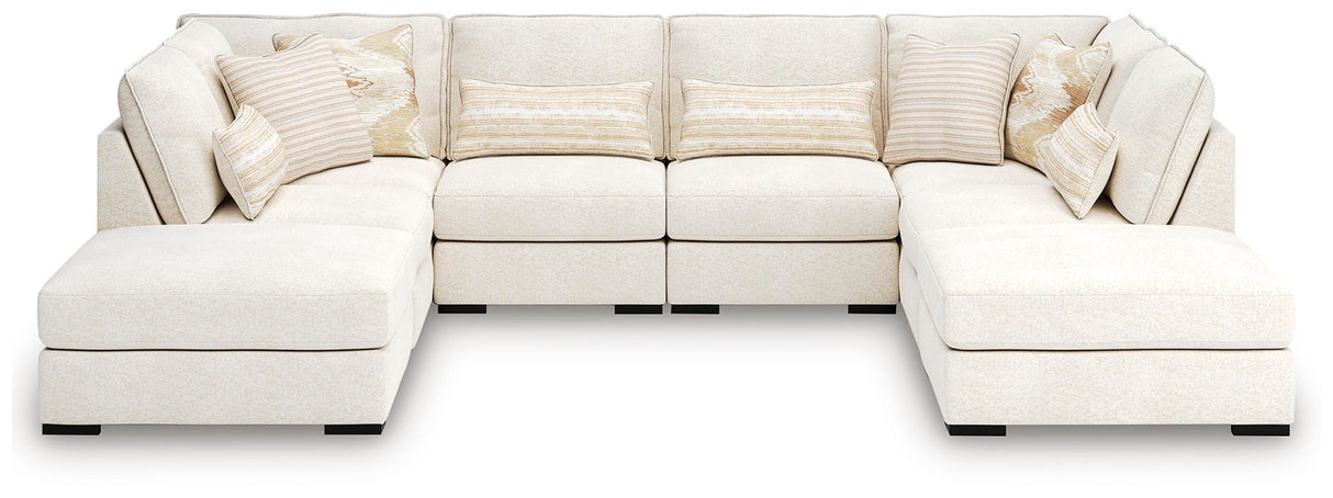 Donelson Creek 6-Piece Sectional and Ottoman - 48002U2