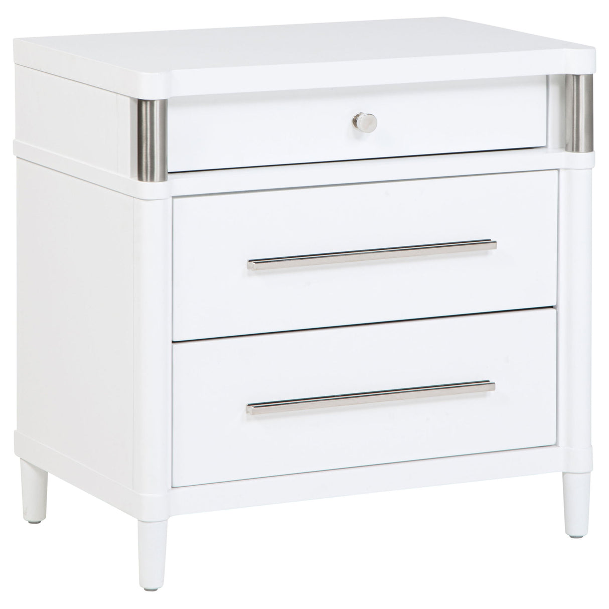 Robinson - 3 Drawer Nightstand - White