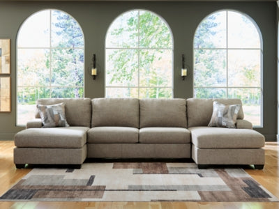 Newellen 3-Piece Sleeper Sectional with Double Chaise - 48404S7