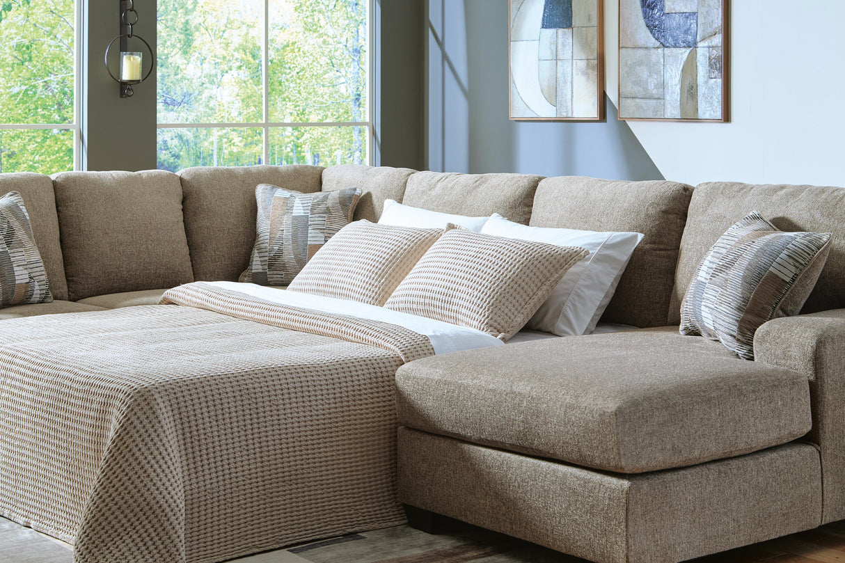 Newellen 3-Piece Sleeper Sectional with Chaise - 48404S6