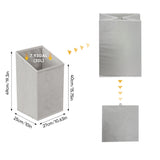Sloping Laundry Basket With Removable Inner Bin, Concealed Storage Cabinet For Bathroom - Oak
