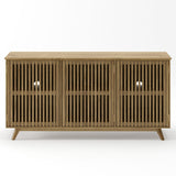 TV Stand With Adjustable Shelf - Natural