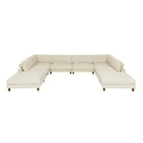 Modern Modular Sectional With Adjustable Back Support
