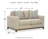 Parklynn Sofa, Loveseat, Oversized Chair and Ottoman - 48902U3