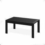 All-Weather Outdoor Coffee Table With Wood-Look Top