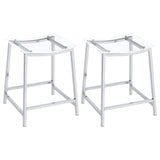 Staten - Backless Counter Stool (Set of 2) - Chrome