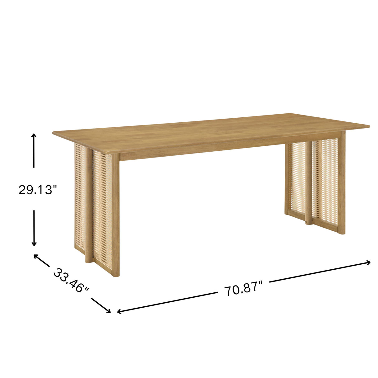 Dining Set, 1 Table & 2 Benches