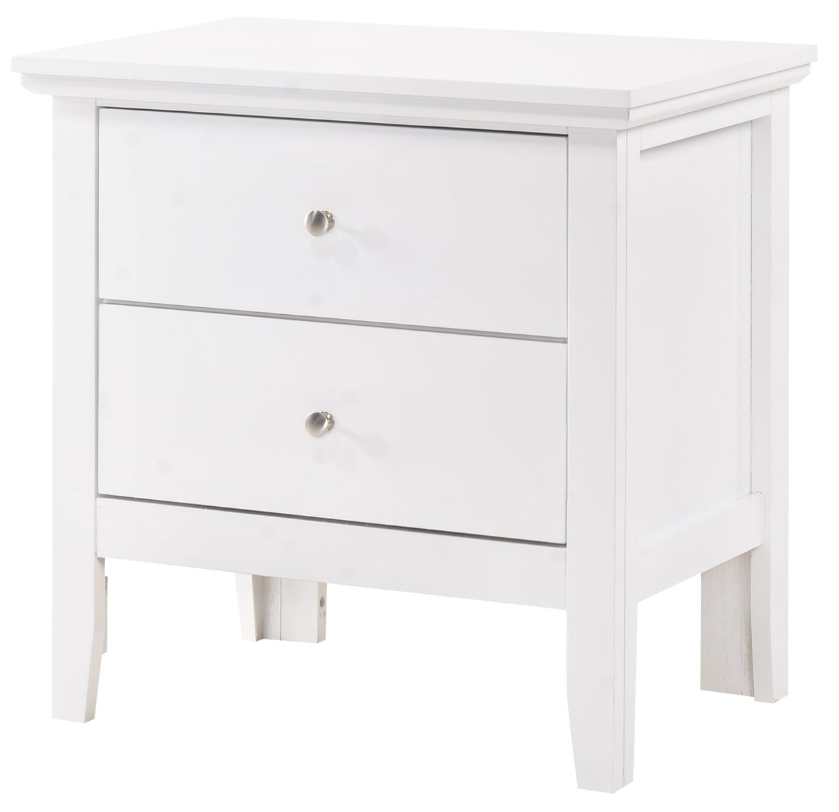 English Dovetailed Drawers Nightstand