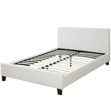 Upholstered Bed With Adjustable Headboard