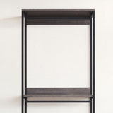 Monica - Farmhouse Industrial Wood Walk In Closet