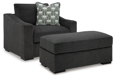 Wryenlynn Oversized Chair and Ottoman - 49405U2