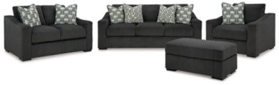 Wryenlynn Sofa, Loveseat, Oversized Chair and Ottoman - 49405U3