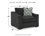 Wryenlynn Oversized Chair and Ottoman - 49405U2