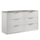 Jazz - 6 Drawer Dresser (Mirror Not Included) - White