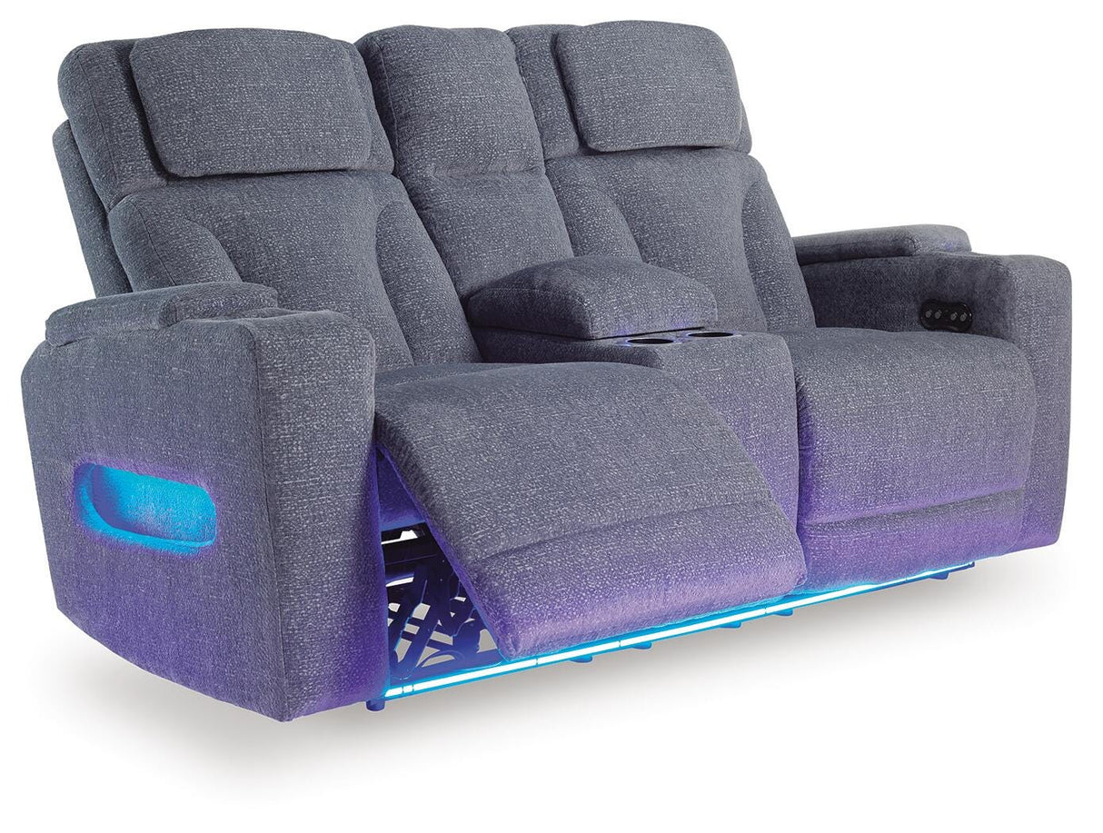 Studio Cave Power Reclining Sofa and Loveseat - PC49802U1